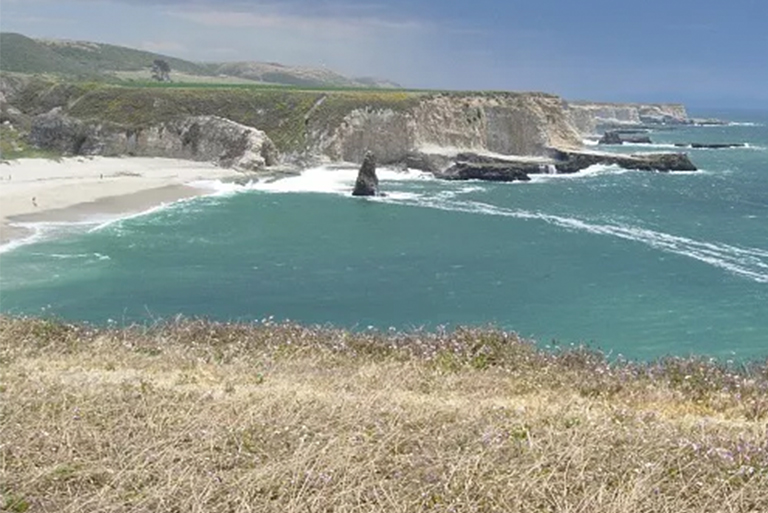 Wave-Cut平台，加利福尼亚